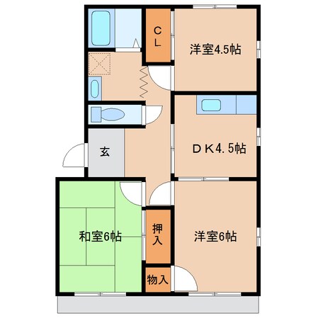 メゾンサンロイヤルの物件間取画像